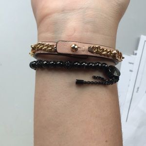 Coach Jewelry - Gold and Leather Bracelet Coach Jewelry - Gold and Leather Bracelet